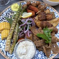The vegan plate   at Chutney in Stockholm
