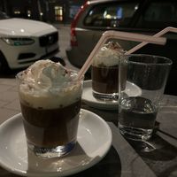 Irish coffees  at Chutney in Stockholm