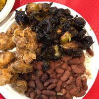 Rice and beans ..  at Sweet Soulfood in New Orleans