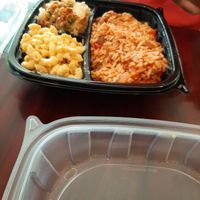 Macaroni and cheese,  jambalaya & shepherd's pie at Sweet Soulfood in New Orleans