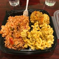 Mac n cheese jambalaya stuffing  at Sweet Soulfood in New Orleans