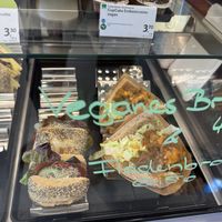 vegan sandwiches  at denn's Biomarkt - Bruhl in Leipzig