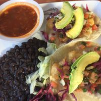 Fish Tacos at Tequila Blue Agave in Lincoln City