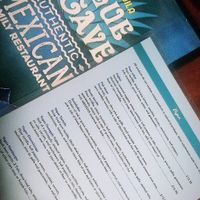 Vegan menu! at Tequila Blue Agave in Lincoln City