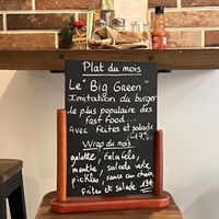 Menu of the day  at Greenpoint Burgers in Annecy