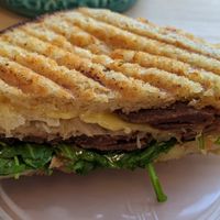 Seitan Pastrami Ruben at Dr Legumes in Folkestone