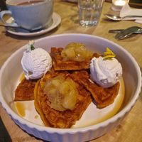 Waffles at Dr Legumes in Folkestone