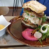 Reuben sandwich at Dr Legumes in Folkestone