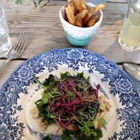 Beetrot tarte tatin at Dr Legumes in Folkestone