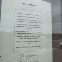 Menu at Dr Legumes in Folkestone