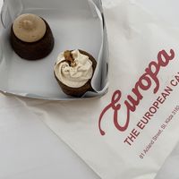Sticky date, carrot cake at Europa Cake Shop in St Kilda