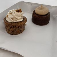 Carrot cake, sticky date at Europa Cake Shop in St Kilda