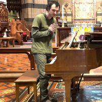 My thanks image after concert at St Paul's Melbourne. I don't have an urge to do music anymore, because of having been mistreated by many, especially at Europa Cake Shop at Europa Cake Shop in St Kilda