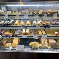 It’s a case filled with vegan cakes. A CASE   at Europa Cake Shop in St Kilda