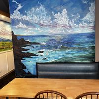 Wall mural  at The Grind House in Bangor