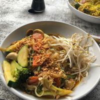 Tofu pad thai with vegetables at Chopstix Cafe in Gainesville