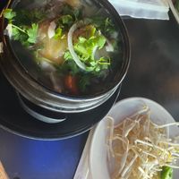 Vegan Pho how it comes when ordered at Chopstix Cafe in Gainesville