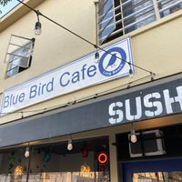 Front at Blue Bird Sushi in Long Beach