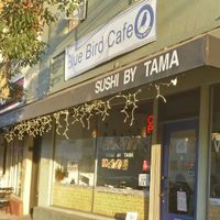 Storefront at Blue Bird Sushi in Long Beach