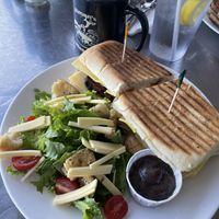 The Taos panini at Simon's Coffee House in Sarasota