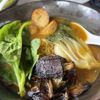 Scallop Ramen at Simon's Coffee House in Sarasota