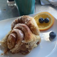 Vegan Cinnamon Roll at Simon's Coffee House in Sarasota