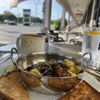 Mexican Skillet w/ Sourdough Bread  at Simon's Coffee House in Sarasota