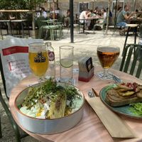 De binnentuin  at De Republiek in Bruges