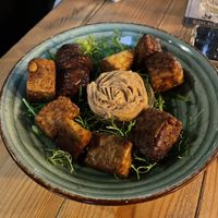 Lacquered tempeh  at De Republiek in Bruges