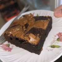 Chez Mariette 🥦 
Vegan
Best Vegan Pastry Around: Frangipane or Brownie - Instagram chezmariette
€8.50  at De Republiek in Bruges