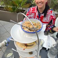 Chick pea salad  at The Real Greek in Bournemouth