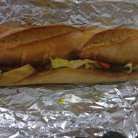 "Bocadillo vegano" (take away) : same ingredients as the sandwich at Cafe Delicias in Logrono