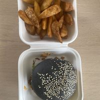 Royal Melt Burger with Wedges at Vegan Burger Brothers in Amsterdam