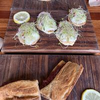 Cashew cheese toast at Falcon Coffee Bar in Nashville