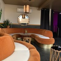 Nice lounge area at Falcon Coffee Bar in Nashville