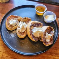 French toast at Falcon Coffee Bar in Nashville