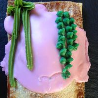 Mixed berry pop tart at Falcon Coffee Bar in Nashville