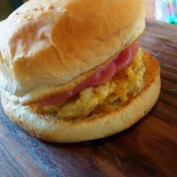 Bodega sandwich. Nice and light at Falcon Coffee Bar in Nashville