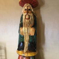 Mellow Mushroom sculpture in Paduca, KY at Mellow Mushroom in Paducah