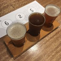 Tasting set at Kyoto Beer Lab in Kyoto