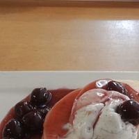 Yummy vegan heavenly pancakes  at The Pancake Manor in Brisbane