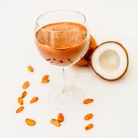 Lapte de  cocos cu cacao at Pofta de Verde in Constanta