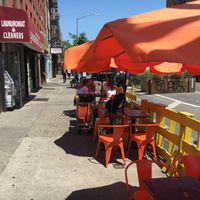 Outdoor seating at S'MAC in New York City