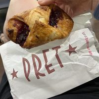 Berry croissant delectable   at LGW - Pret A Manger -  ST in Horley