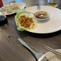 Loved the lettuce wraps so good! And the steamed dumplings. Everything vegan.  at House of Fortune - Chino in Chino
