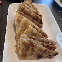 Crispy pancake layered with “meat" #Veganuary at House of Fortune - Chino in Chino