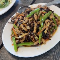 Szechuan “pork”  #Veganuary at House of Fortune - Chino in Chino