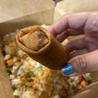 Spring Roll - 2 per order, stuffed w/cabbage, carrots, mushrooms, and glass noodles. Mine had lots of cabbage!   at House of Fortune - Chino in Chino