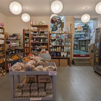 back half of shop at Health Defence Organics C.I.C in West London