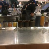 At the end add in any of these sauces, oils, or powders for free at Vege Creek 蔬河 - 101 in Taipei